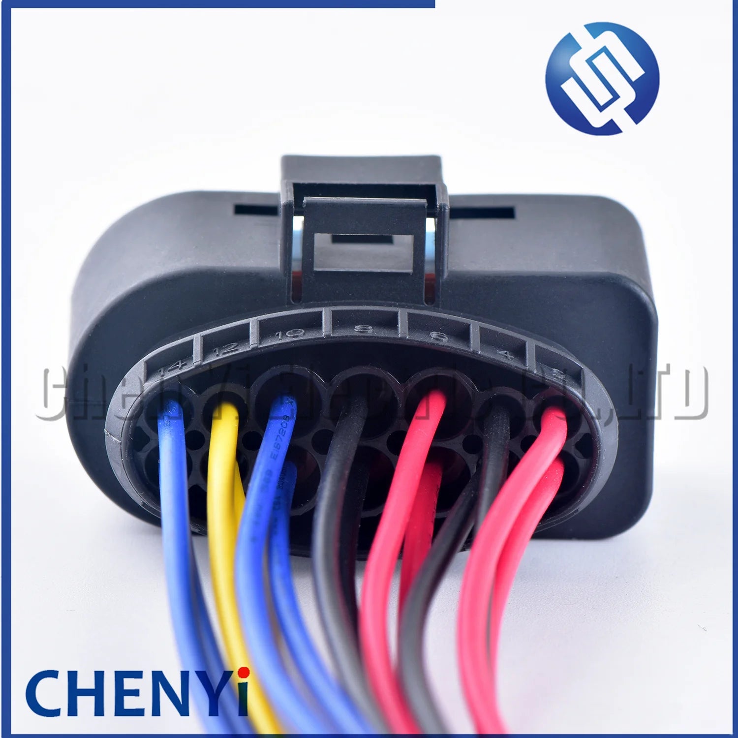 14 Pin/Way Car Headlight Connector Lamp Plug With Wire Harness Cable 1719104 1719105 1719105-2 For Ford Focus Mk3 max left H7