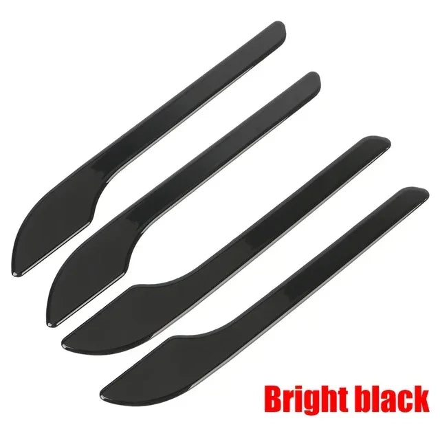 Anti-scratch 4Pcs/Set ABS Protector Sticker For Tesla Model 3 Y 2021 Decorative Stickers Car Door Handle Wrap Cover Amagi