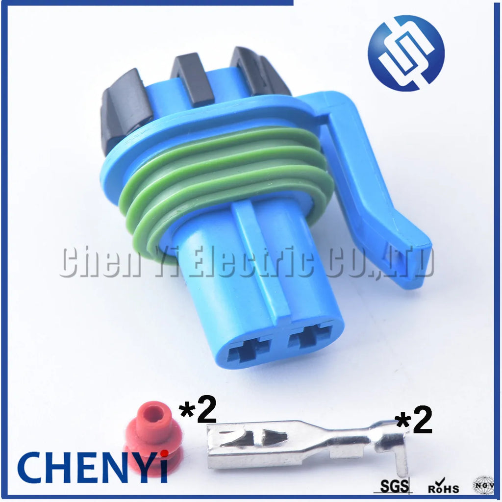 2 Pin Automotive waterproof connector fog light plug Harness connector CY000201A-2.8F CY000201B-2.8F For GM chevrolet With Pin