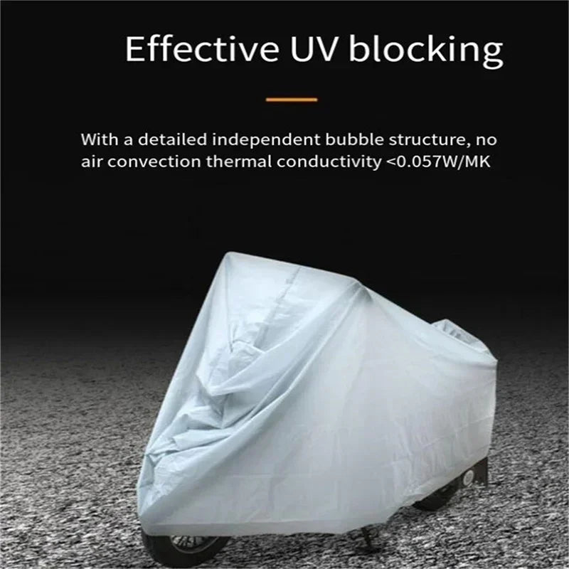 Motorcycle Outdoor Indoor Protective Cover Waterproof Bike Scooter Outdoor Rain Dust UV Proof Sun Protection Case Motorbike amag