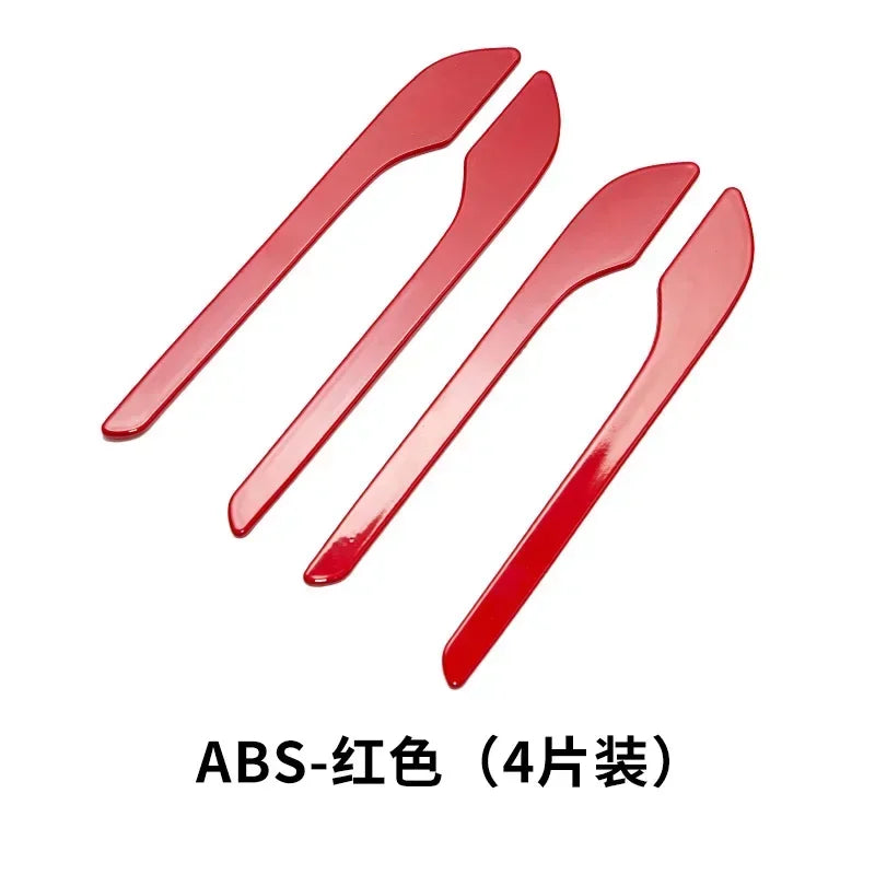 Anti-scratch 4Pcs/Set ABS Protector Sticker For Tesla Model 3 Y 2021 Decorative Stickers Car Door Handle Wrap Cover Amagi