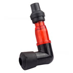 Universal Motorcycle Flash Spark Plug Cap Motorcycle Ignition Spark Plug Cap Elbow Flashing Spark Plug Cap For Motorbike