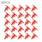 25Pcs Lower Door Rubber Seal Clips For Jaguar XF Weatherstrip Gasket  Seal Clips Trim Fastener Clip Lower Sill Sealing Trim