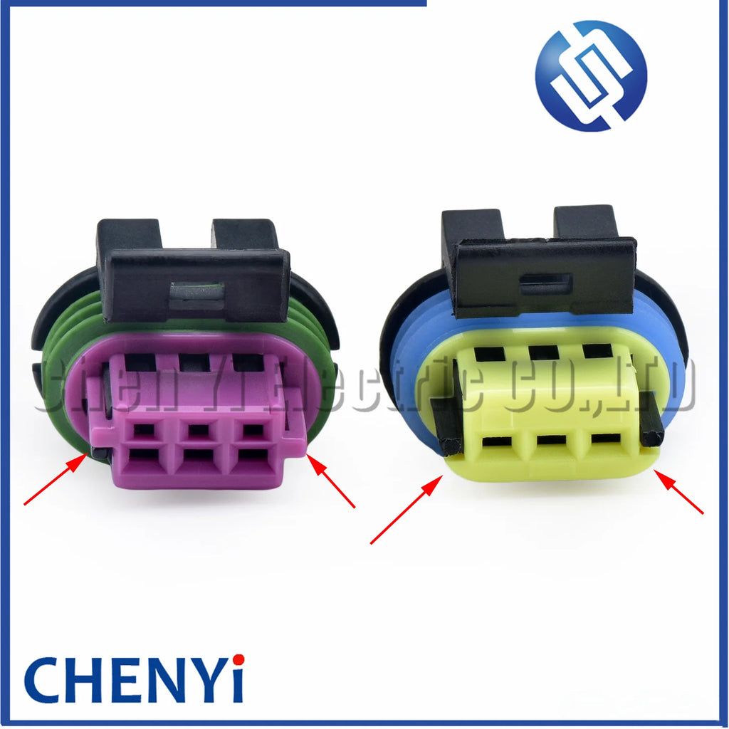 3 Pin Auto Waterproof Connector Automobile turn signal lamp plug Xenon HID Ballast Power Plug 15336029 33152360 For Osram Ford