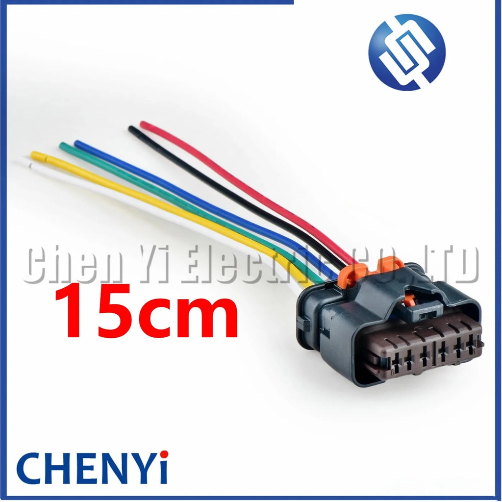 6 Pin Auto Ignition Coil connector Car Throttle Valve Plug F843700 F743700 F943700 For Peugeot 301 308 408 Citroen C3 C4 Elysee