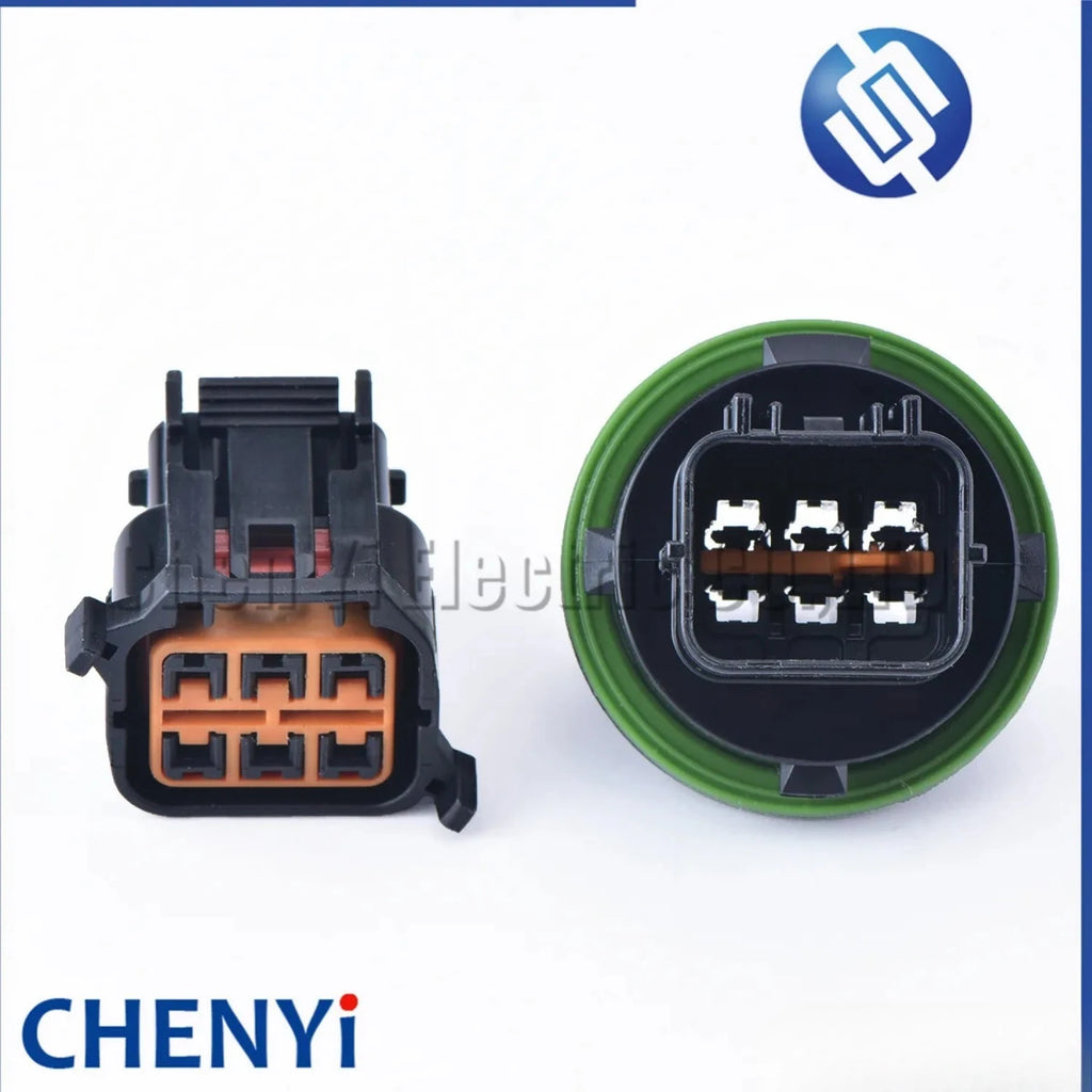 6 Pin Auto waterproof housing plug wiring cable Car headlight connector Light Lamp Plug HP066-06021 for Hyundai Elantra K3 K5
