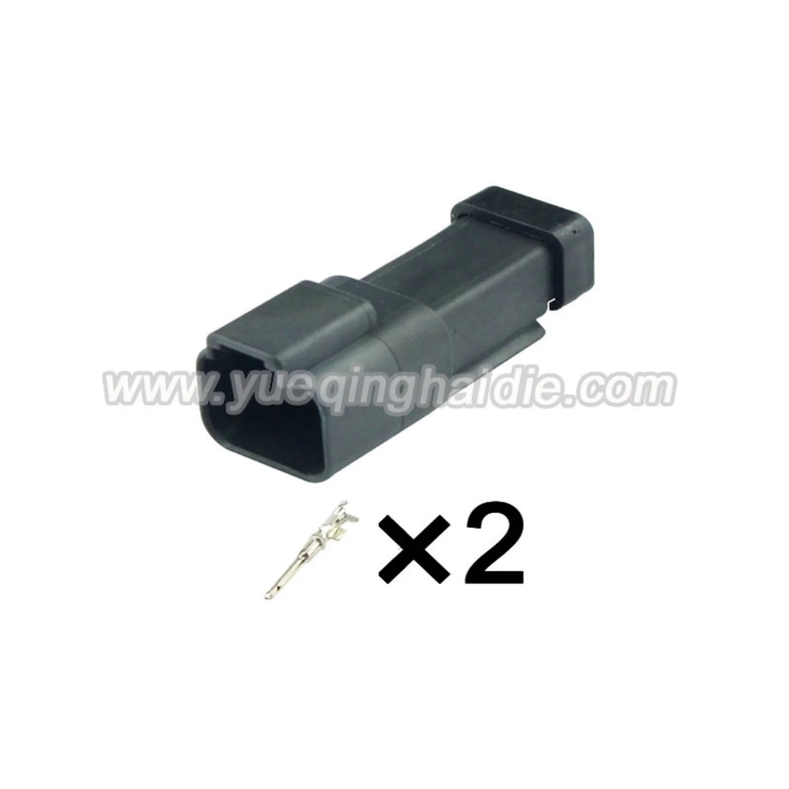 2 PIN Connector Waterproof 1.6mm Series Male Female Connectors Black Auto Plug For Mazda DT04-2P-E005 DT06-2S-E004