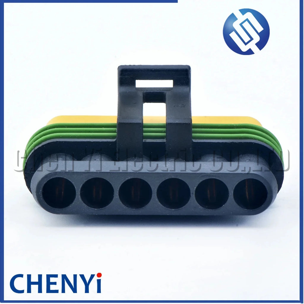6 Pin female Car Waterproof Wiring Harness Socket Automotive Electrical Connector engine radiator plug 15344031