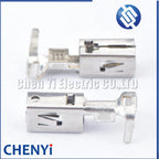 20 Pcs 6.3 MM Auto Crimp Wire Terminal Loose Car Connector Mental Pins G394 Tinned Copper Terminal 1241410-1 1241412-1 1241414-1