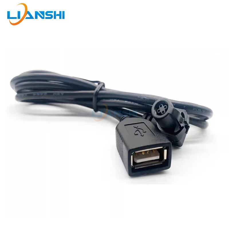 Compatible with USB cables for popular CD players, Magotan, Passat, new Bora, Golf 6, new Sagitar, Tiguan, and tailline plugs