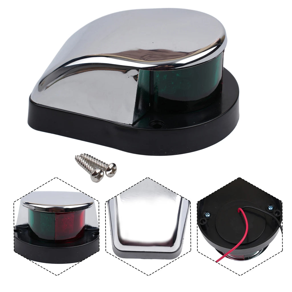 12V Boat  Light  LED Marine  Yacht Navigation  Lights Red  Green Ship  Running Lamps Waterproof LED Signal Lamp