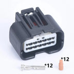 12 pin auto waterproof connector Car electric eye reversing radar harness plug 7283-4038-30 7282-4038-30 For Nissan Toyota Honda