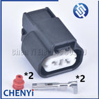 2 pin sealed waterproof auto connector 2.3mm female car plug adapter connector wire plastic housing PK505-02027