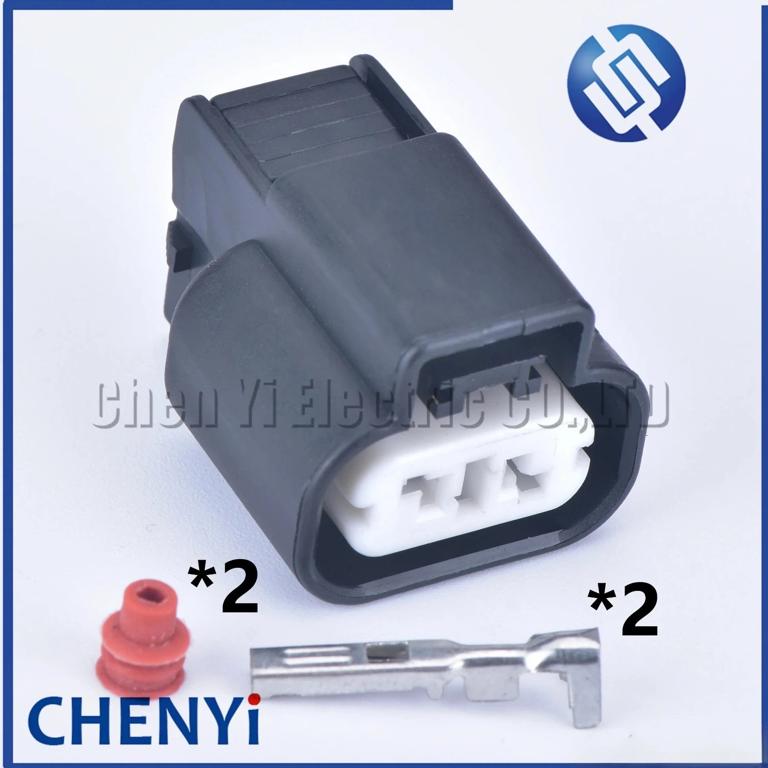 2 pin sealed waterproof auto connector 2.3mm female car plug adapter connector wire plastic housing PK505-02027