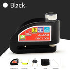 Motorcycle Bicycle Lock Alarm Safety Protection Padlock Disc Aluminum Alloy Anti-Theft Reminder Rope Lock Bag Motorcycle Amagi