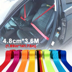 Car Seat Belt Auto Strengthen Seat Belt Webbing Fabric Racing Car Modified Seat Safety Belts Car Accessories Amagi