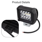 2PCS 60W LED Work Light Bar Spot Flood Led Headlights For Pods Offroad Fog Lamp SUV Car LED Headlights Fog Lamp Accessories