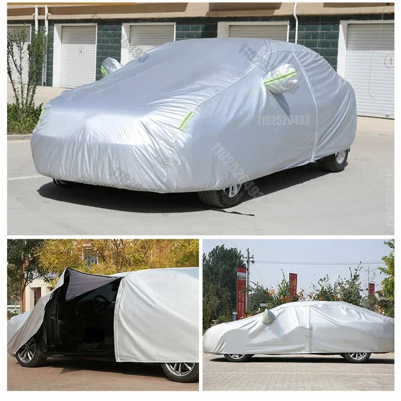 Car Covers Waterproof Auto Sun Full Cover Protector Universal Fit For SUV Sedan 6 Size Snow Dust Rain Snowproof Car Amagi
