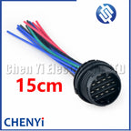 23 Pin/way Car Door wiring harness plug instrument connector with Pin For Peugeot Citroen Picasso Xsara Sienna Elysee 206 207 C2