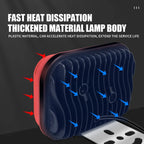 12 Led Strobe Motorcycle Headlight LED Switch Auxiliary Working Fog Lights Bulb Projector Headlight Motorbike Running Lamp Amagi
