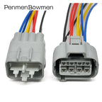1 Set 8 Pin Car Reversing Radar Assembly PDC Electrical Connectors Wire Harness Plug For 7283-7080-40 7282-7080-40