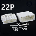 22 Pin Automotive connector car audio video radio amplifier plug CY6522-22P-11-1 CY6522-22P-21-1 For Chrysler Jeep Dodge