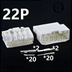 22 Pin Automotive connector car audio video radio amplifier plug CY6522-22P-11-1 CY6522-22P-21-1 For Chrysler Jeep Dodge
