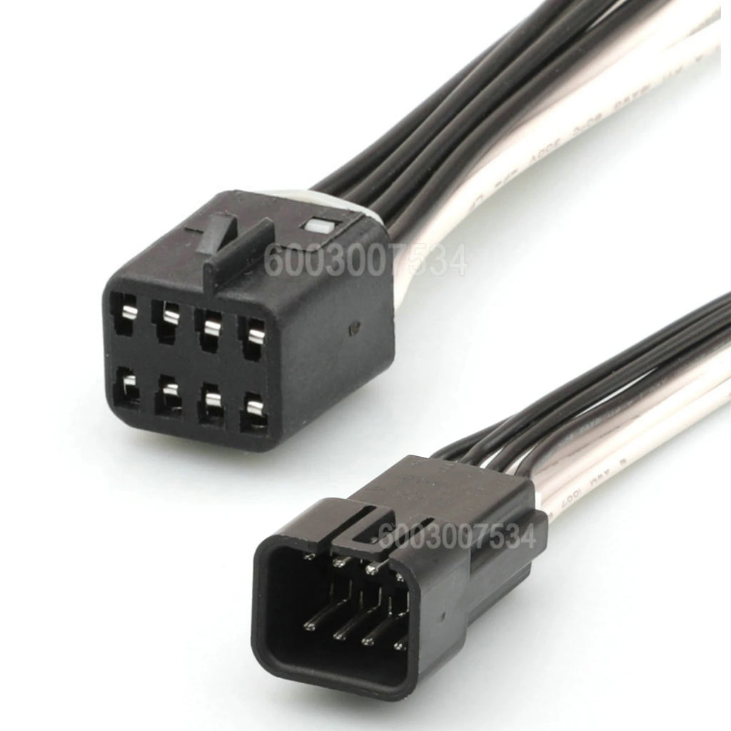 8 Pin Connector Unsealed 1.5mm Male Female Connector Cable Plug Motorcycle Electrical Harnesses Wiring Harness 12045688 12047886