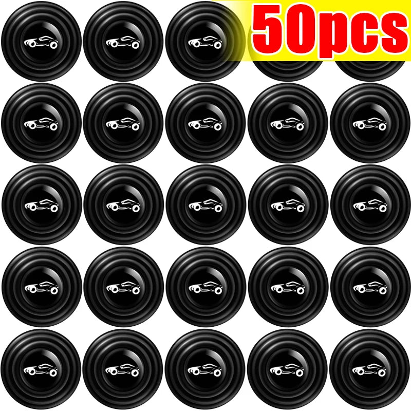Car Door Shock Absorber Pads Buffer Bumper Anti-collision Shock Absorbing Gasket for Auto Sound Insulation Adhesive Stickers