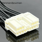 1 Set 14 Pin Car Audio Power Window Switch Electrical Cable Connectors Female Wire Harness Plug 7123-8346 For Mitsubishi