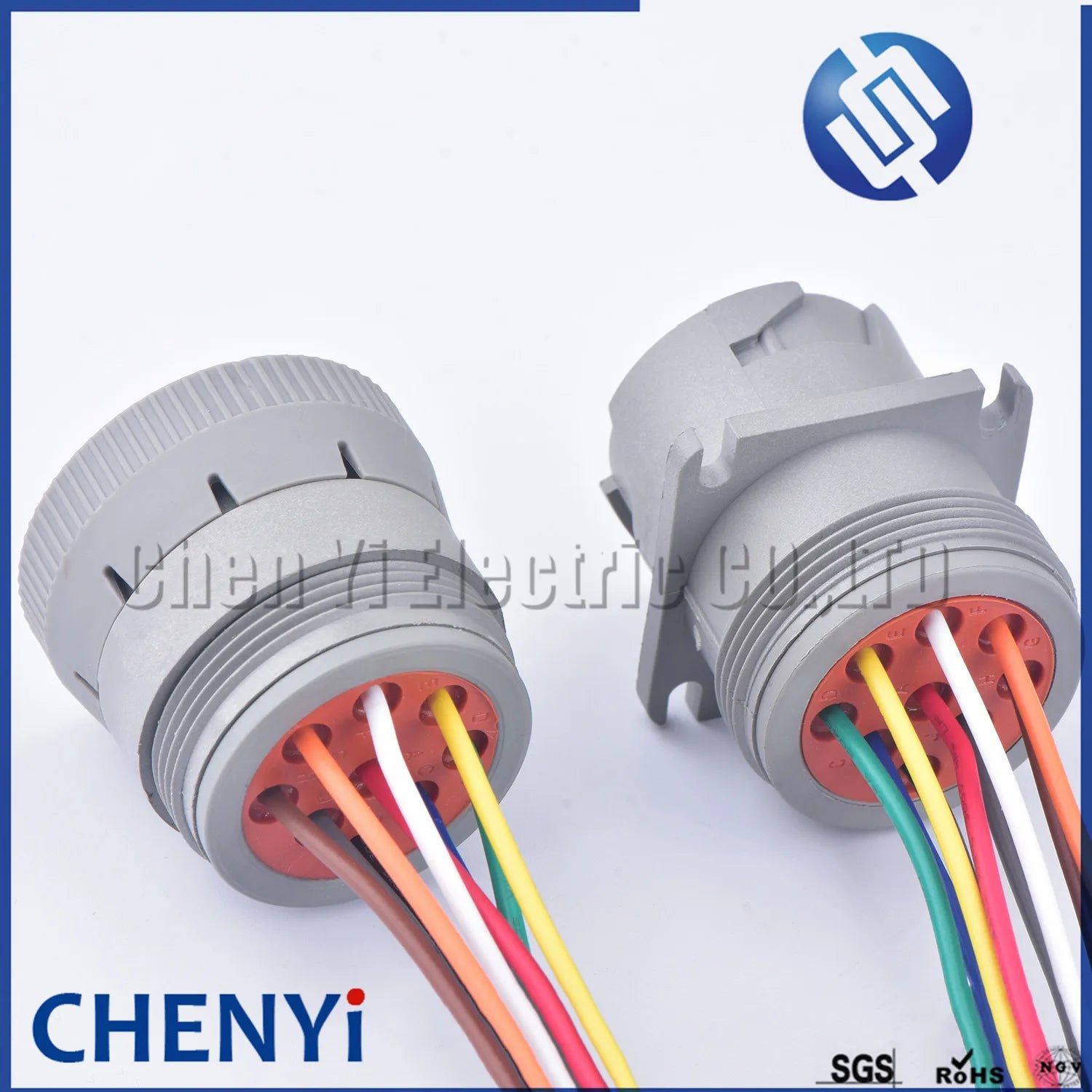 Deutsch 9 Pin Grey HD10 Series auto waterproof connector Diagnosctic Tool circular Wire Harness HD16-9-96S HD10-9-96P