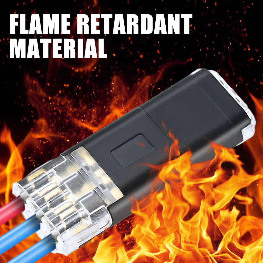 3-Pin Plug Electrical Connector 3-Wire Interchangeable Quick Wire Connector Automotive Wire Cable Ribbon Terminal Connector