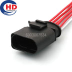 10 Pin 6X0973815 1J0973715 1.5mm Automotive Headlight Male Female Connector Car Door Lock Socket For VW Audi