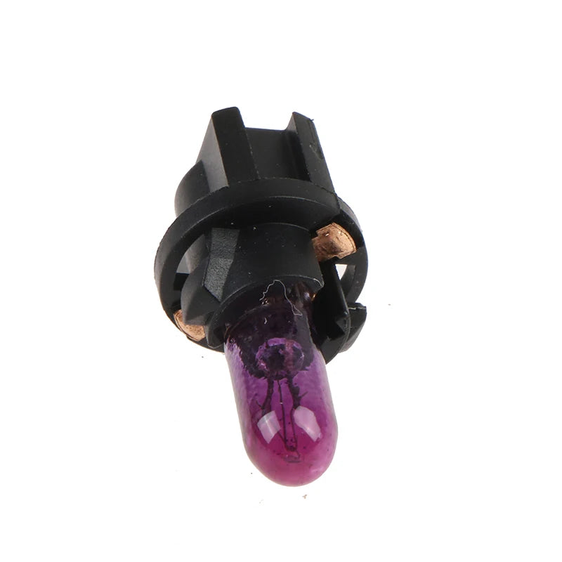 10Pcs T5.5 Led Bulb1.2W Car Interior Lights Dashboard Heating Indicator Wedge Auto Instrument Lamp air conditioning lamp 12V