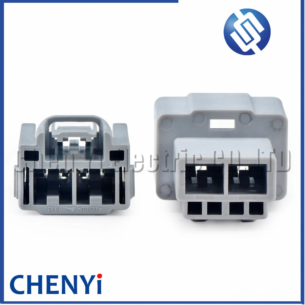 2 Pin 6.3mm Series auto motorcycle wiring harness plug car connector 7283-6458-40 7282-6458-40 For Volvo Toyota Honda Ford