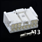 13 Pin Automotive Junction Box connector mid amplifier harness plug 7283-1730 1300-4682 4F1340-000 90980-11695 For Toyota Lexus