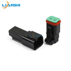 5sets DT06-2S-E004 DT04-2P-E004 Deutsch type automotive waterproof connector 2p male busbar plug with terminal