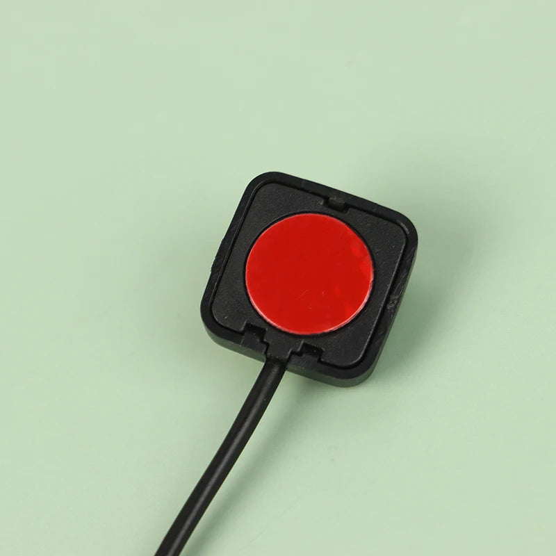 1Pc Momentary Push Button On Off Switch Black Plastic 12V 24V Car Alarm Button DIY Flashlight Surface Mount Mini Button Switch