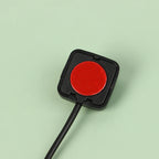 1Pc Momentary Push Button On Off Switch Black Plastic 12V 24V Car Alarm Button DIY Flashlight Surface Mount Mini Button Switch