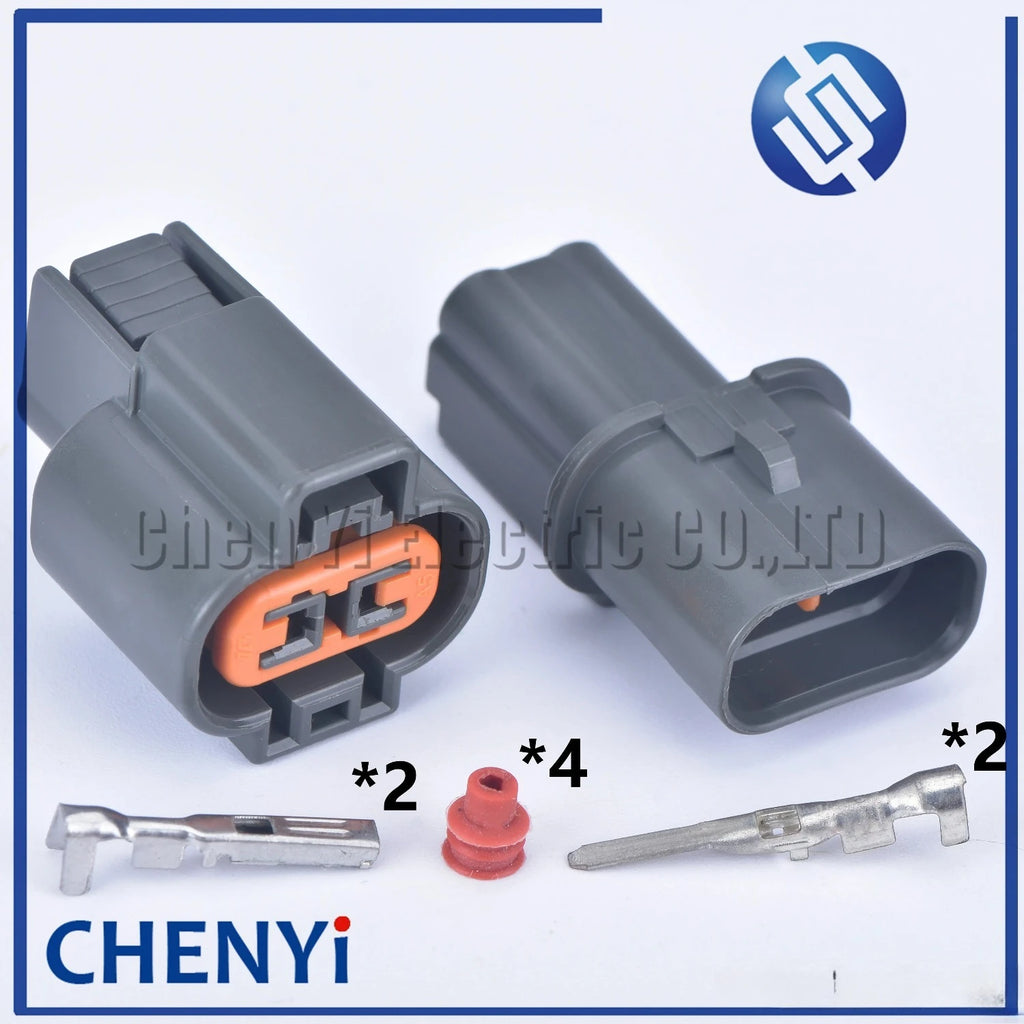 2 Pin 2.3 male or female Automotive waterproof connector PB625-02127 PB621-02120 lighting 1G/2G knock sensor plug for Mitsubishi