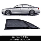 4pcs/set Universal Fit Car Window Sun Shades Premium Breathable Mesh Screen for Optimal Sun Protection and Privacy Covers amagi