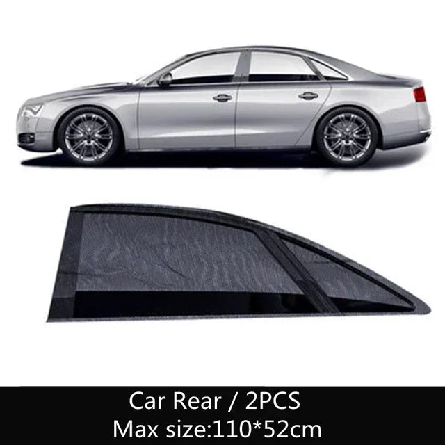 4pcs/set Universal Fit Car Window Sun Shades Premium Breathable Mesh Screen for Optimal Sun Protection and Privacy Covers amagi