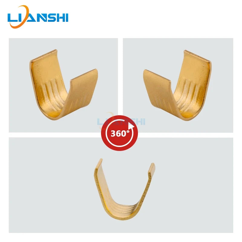 100pcs 454D crimping cable terminal 459 U-shaped copper cable tie U-shaped cable terminal Copper tie