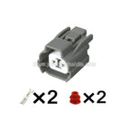 2-PIN Waterproof Electrical 2mm Female Male Connector 6181-0070 MG641156-4 For Honda Fog Light Horn Socket