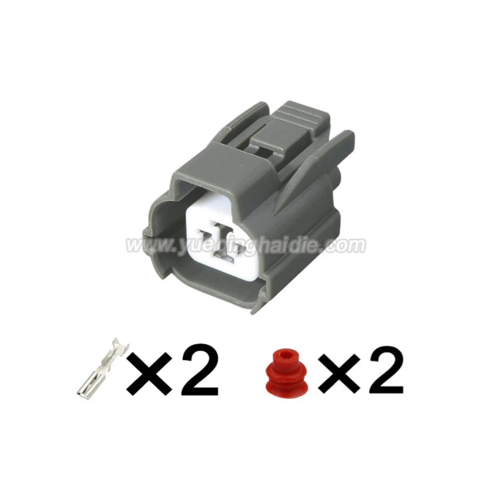 2-PIN Waterproof Electrical 2mm Female Male Connector 6181-0070 MG641156-4 For Honda Fog Light Horn Socket