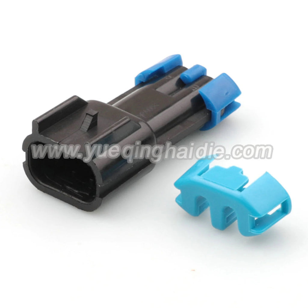 2-Pin Connector Waterproof Delphi 2.8mm Male Female Connector Automobile Wiring Harness Cable Socket 15300002 15300027