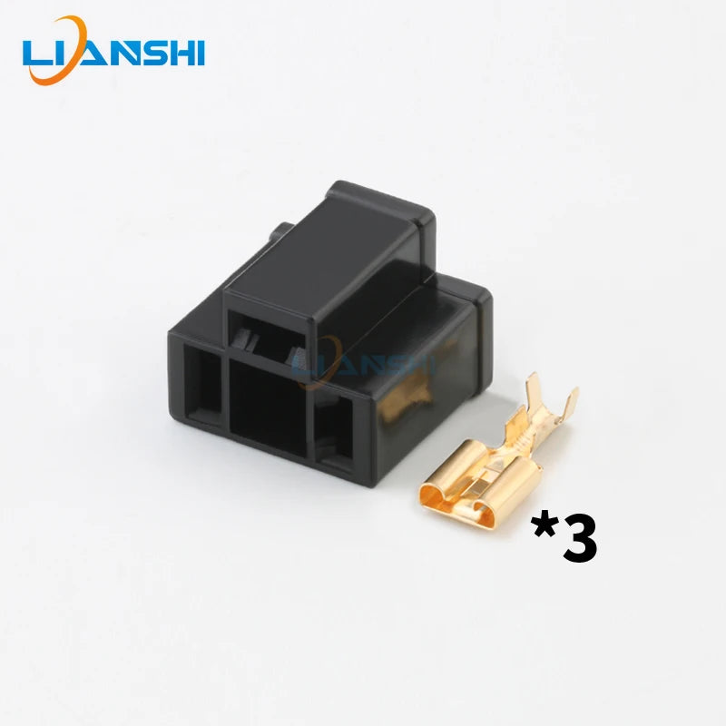 7.8 Lamp holder Automotive connector Xenon lamp H4 lamp headlamp holder connector DJ7033-7.8-11/21