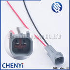 2 Pin Car Connector License plate lamp Fog Lights Bulb Holder Socket plug 6R3Z-13411-BA For Ford Focus Mustang Mondeo Carnival