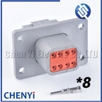Connector With Fixed Flange Plug DT04-2P-L012 DT04-4P-L012 DT04-6P-L012 DT04-8P-L012 DT04-12P-L012 DT06-2S For Deutsch