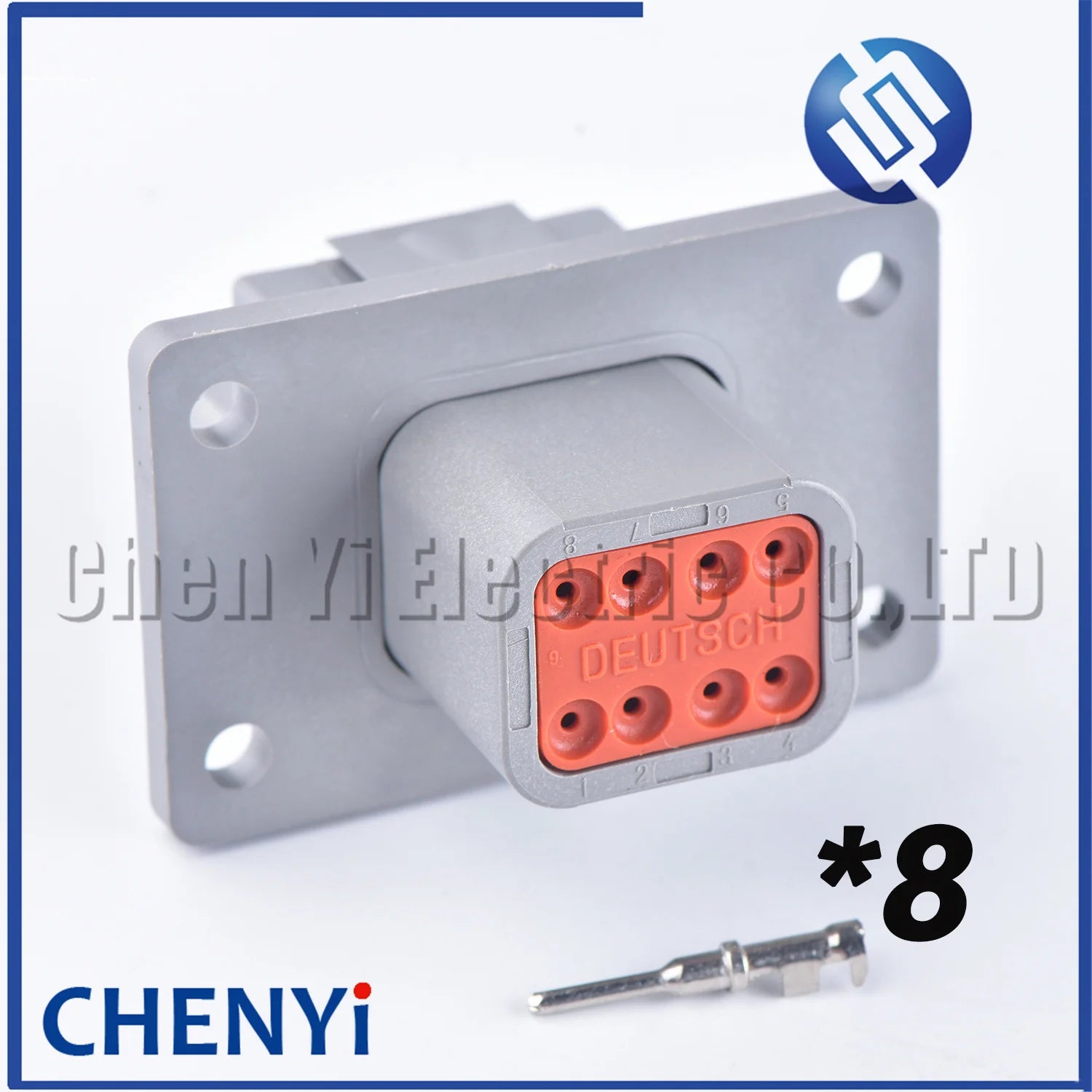 Connector With Fixed Flange Plug DT04-2P-L012 DT04-4P-L012 DT04-6P-L012 DT04-8P-L012 DT04-12P-L012 DT06-2S For Deutsch